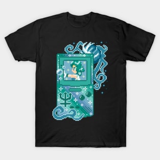 Anime Handheld Pixel Art T-Shirt